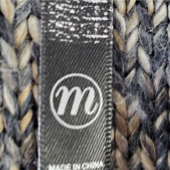 🔹️Kensie Blue & Gray Variegated Knit Sweater Medium - Picture 9 of 10